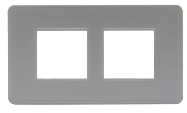 L&T/LK Engem White 4 Module Cover Plate with Grid Frame (CB93104FW00 ...