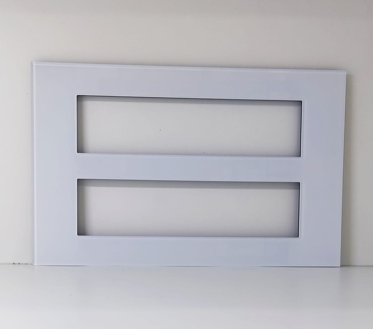 Jaycee L&T Englaze 16 Module Icy White Glass Plate 1