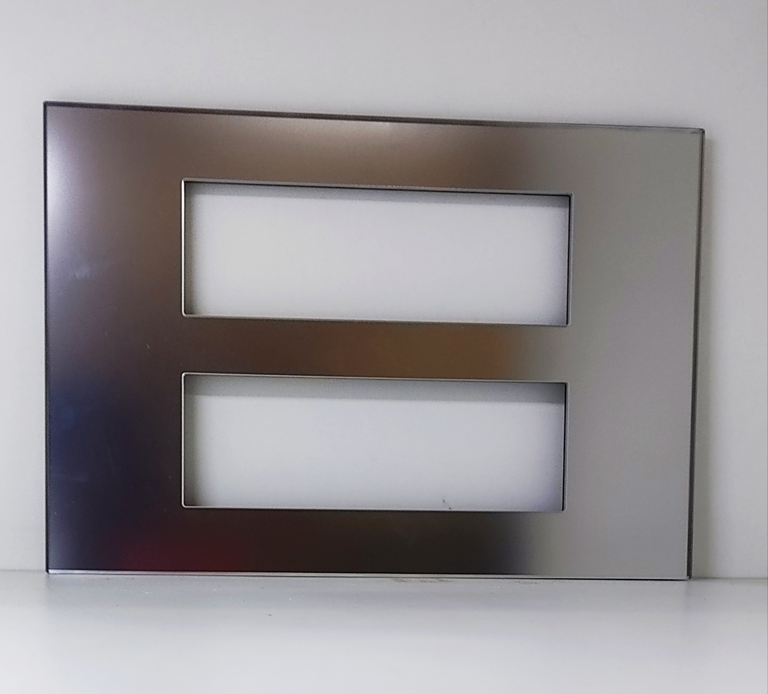 L&T Englaze 12 Module New Matte Miror Glass Plate Jaycee 1