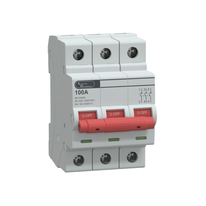L&T/LK Exora Isolator 3 Pole 100Amp 10kA (BF310000)